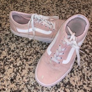 Vans old skool blush pink 6.5